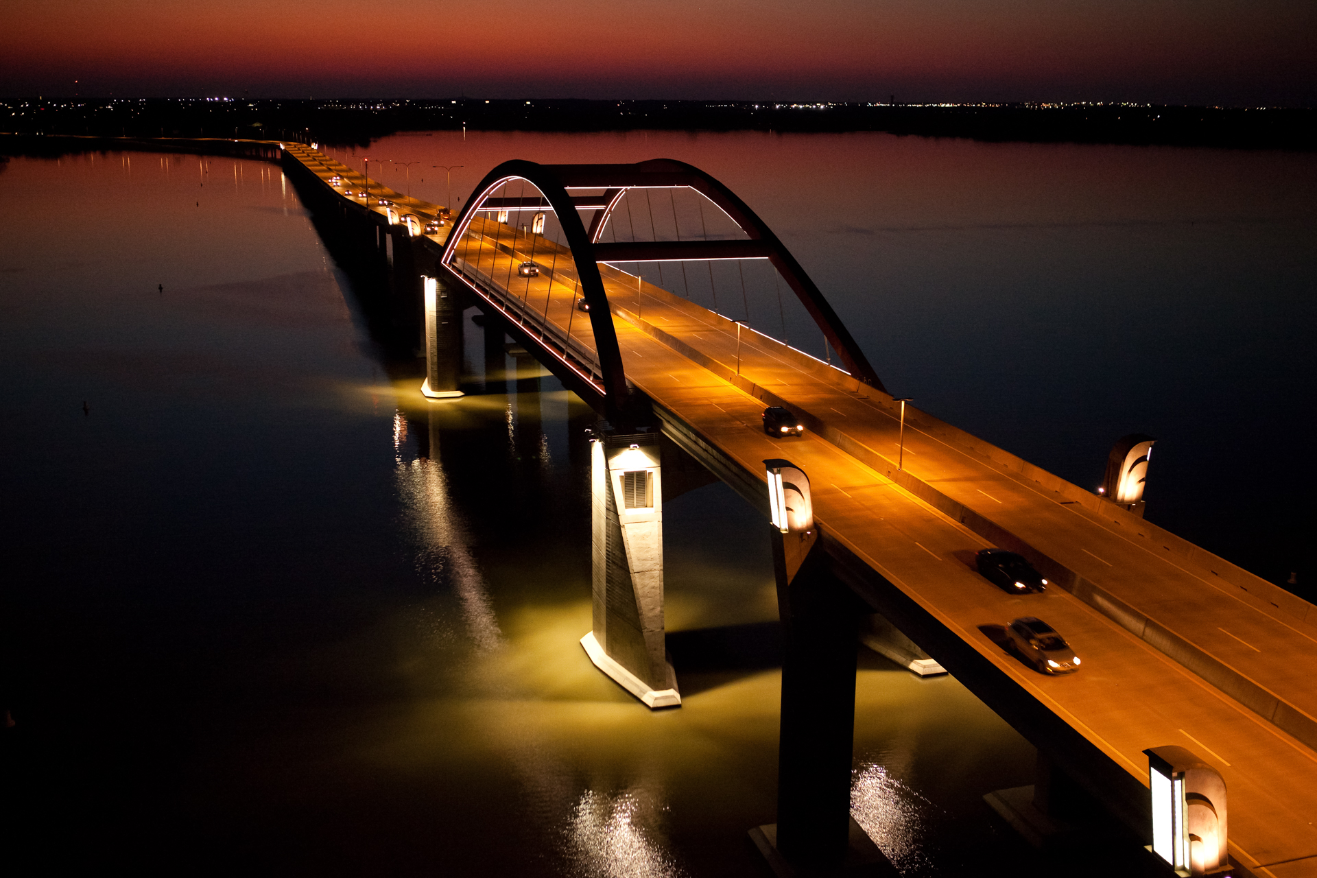 ap11 dallas aerial photography twilight
